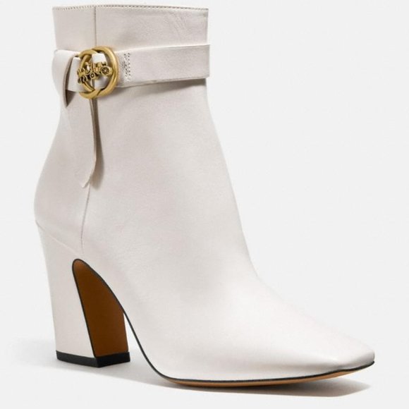 Coach Shoes - Coach TERI BOOTIE white/ chalk  US 10B New in Box